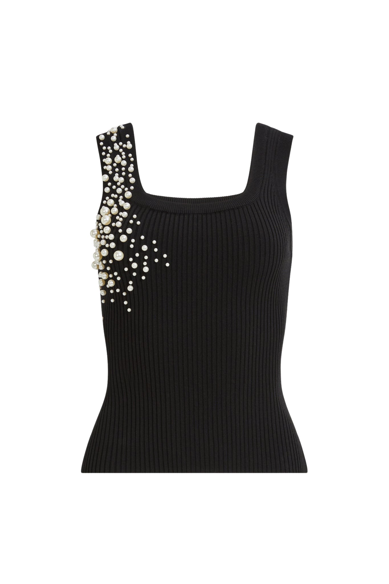 Aje Marlene Pearl Knit Tank