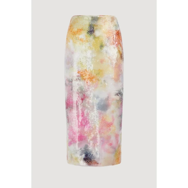 Sybilla Sequin Midi Skirt