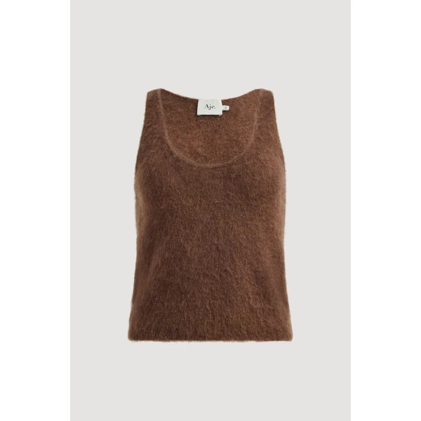 Tansy Fluffy Knit Tank