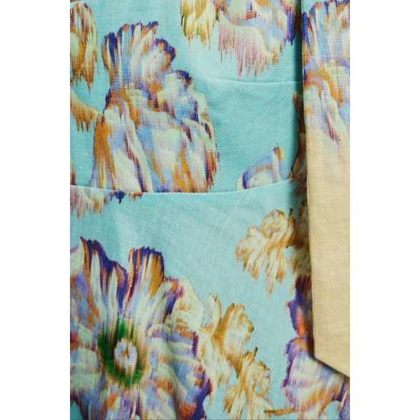 Alemais Jerry Ballet Midi Dress  Sustainable Dresses with Alémais print - Coveti Australian Designer