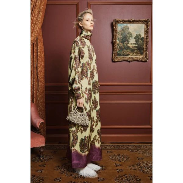 Alemais Jerry Midi Dress  Sustainable Dresses with Alémais print - Coveti Australian Designer