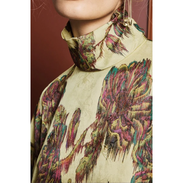 Alemais Jerry Midi Dress  Sustainable Dresses with Alémais print - Coveti Australian Designer