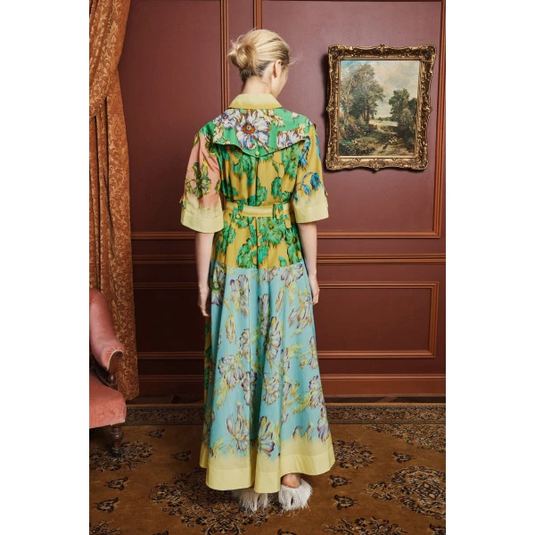 Alemais Jerry Shirtdress  Sustainable Dresses with Alémais print - Coveti Australian Designer