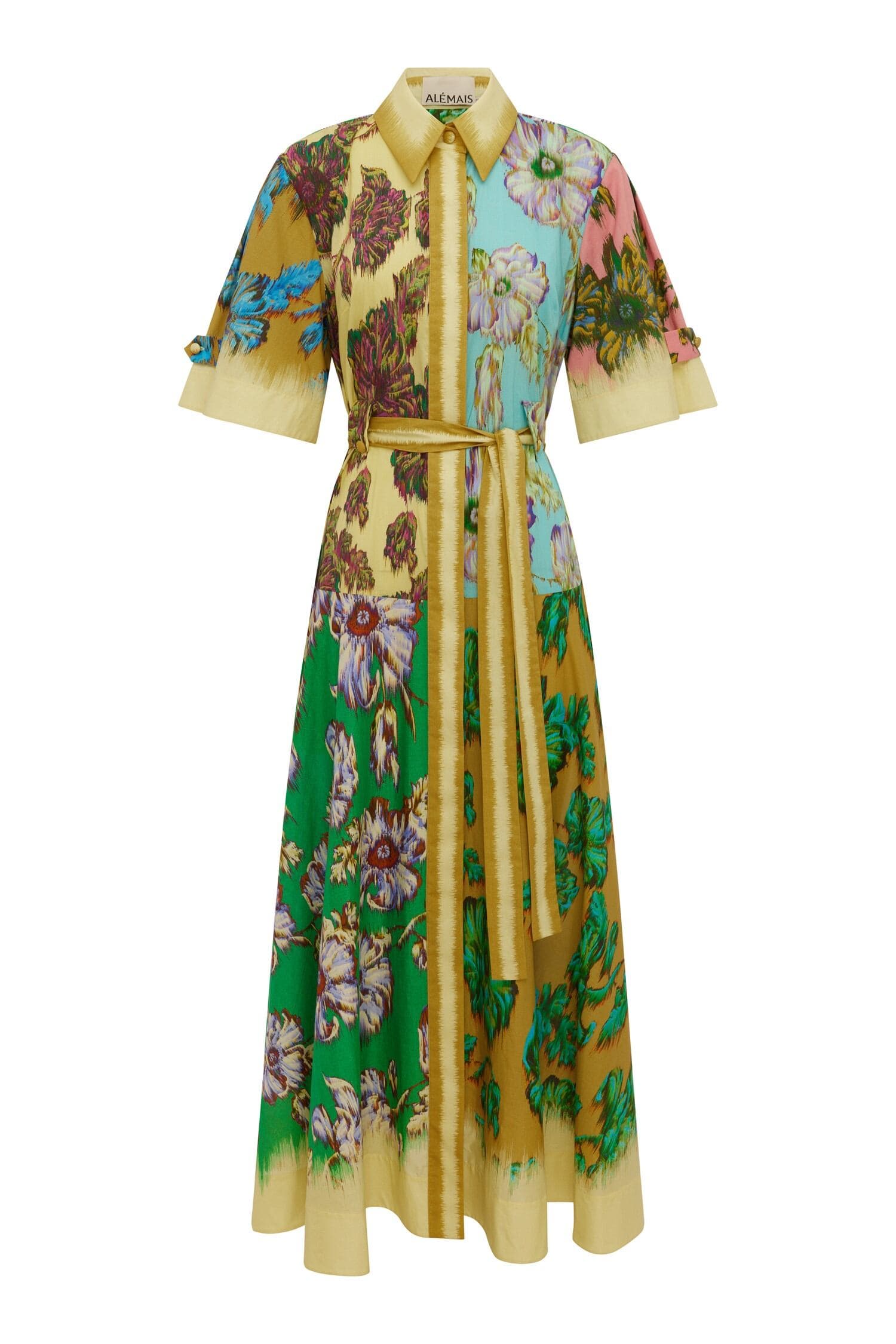 Alemais Jerry Shirtdress  Sustainable Dresses with Alémais print - Coveti Australian Designer