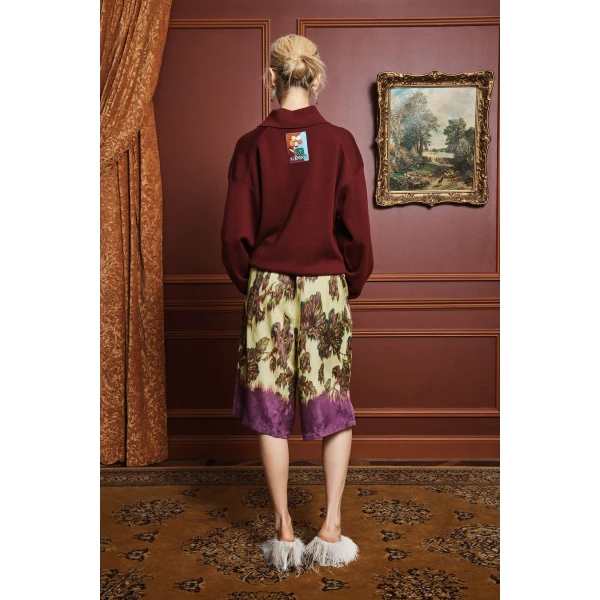 Alemais Jerry Short  Sustainable Shorts with Alémais print - Coveti Australian Designer