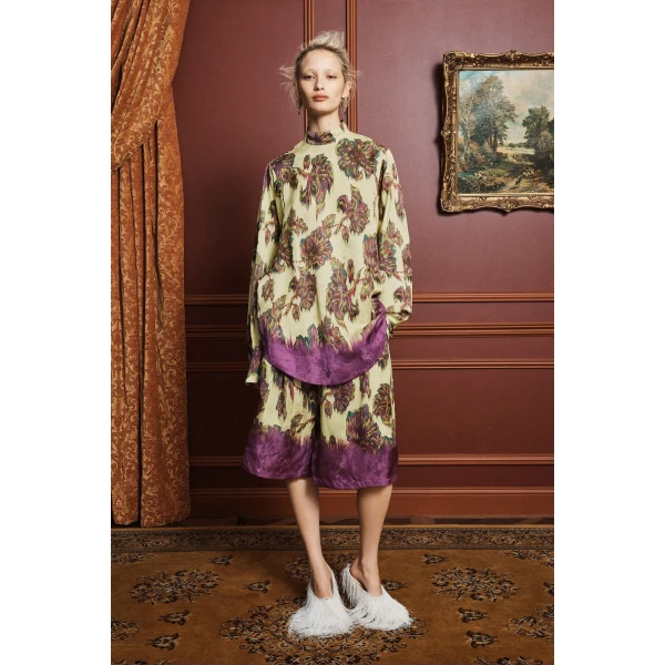 Alemais Jerry Top  Sustainable Tops with Alémais print - Coveti Australian Designer