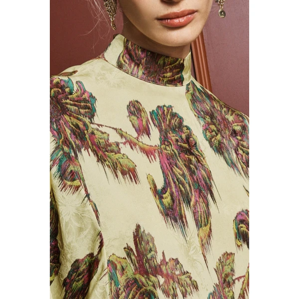 Alemais Jerry Top  Sustainable Tops with Alémais print - Coveti Australian Designer