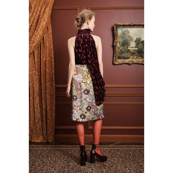 Alemais Jimi Top  Sustainable Tops with Alémais print - Coveti Australian Designer
