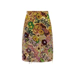 Joanna Embellished Skirt by Alemais - Skirts Alemais Joanna Embellished Skirt Sustainable Skirts with Alémais print - Coveti Australian Designer