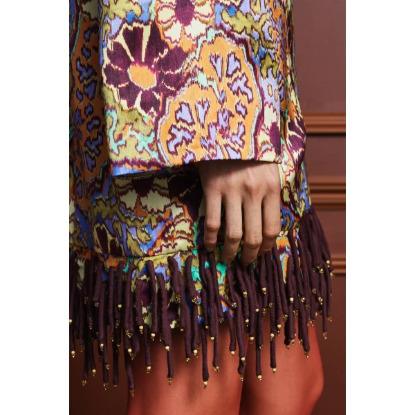 Alemais Joanna Mini Dress  Sustainable Dresses with Alémais print - Coveti Australian Designer