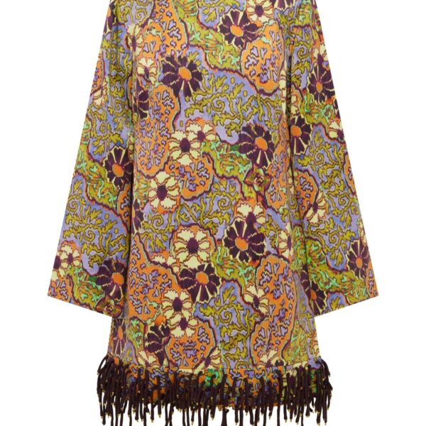 Alemais Joanna Mini Dress  Sustainable Dresses with Alémais print - Coveti Australian Designer
