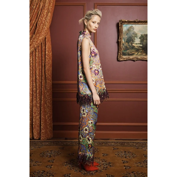 Alemais Joanna Top  Sustainable Tops with Alémais print - Coveti Australian Designer