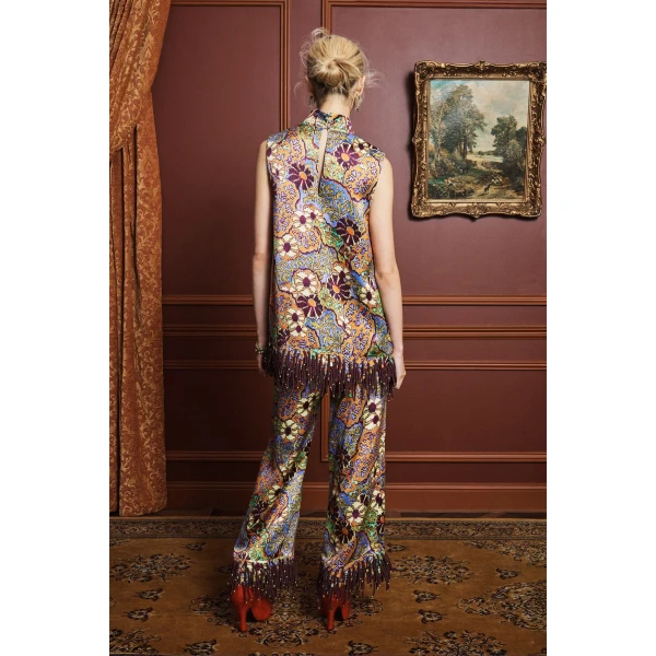 Alemais Joanna Top  Sustainable Tops with Alémais print - Coveti Australian Designer