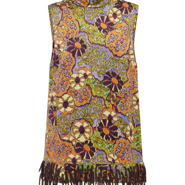 Alemais Joanna Top  Sustainable Tops with Alémais print - Coveti Australian Designer