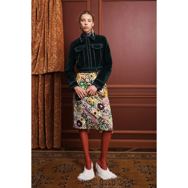 Alemais Johnny Jacket  Sustainable Jackets with Alémais print - Coveti Australian Designer