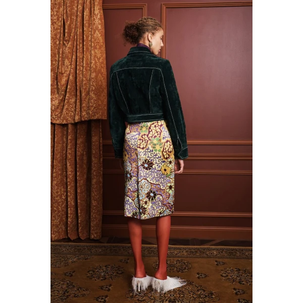 Alemais Johnny Jacket  Sustainable Jackets with Alémais print - Coveti Australian Designer