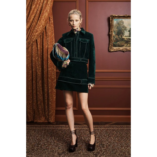 Alemais Johnny Skirt  Sustainable Skirts with Alémais print - Coveti Australian Designer
