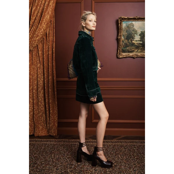 Alemais Johnny Skirt  Sustainable Skirts with Alémais print - Coveti Australian Designer