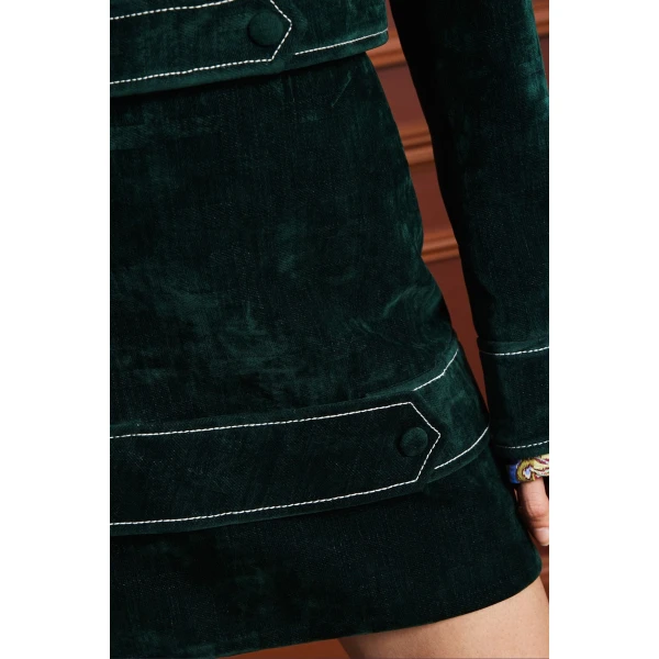 Alemais Johnny Skirt  Sustainable Skirts with Alémais print - Coveti Australian Designer