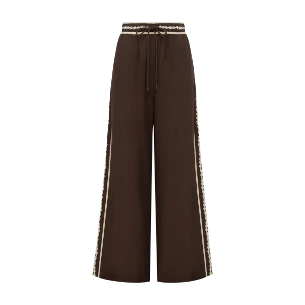 Alemais Lori Pant  Sustainable Pants with Alémais print - Coveti Australian Designer