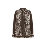 Alemais Lori Shirt  Sustainable Tops with Alémais print - Coveti Australian Designer