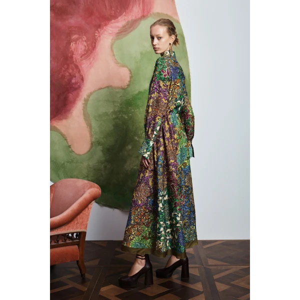Alemais Marnie Shirtdress  Sustainable Dresses with Alémais print - Coveti Australian Designer
