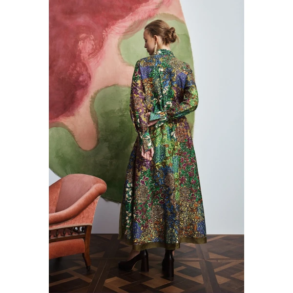 Alemais Marnie Shirtdress  Sustainable Dresses with Alémais print - Coveti Australian Designer