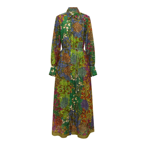 Alemais Marnie Shirtdress  Sustainable Dresses with Alémais print - Coveti Australian Designer