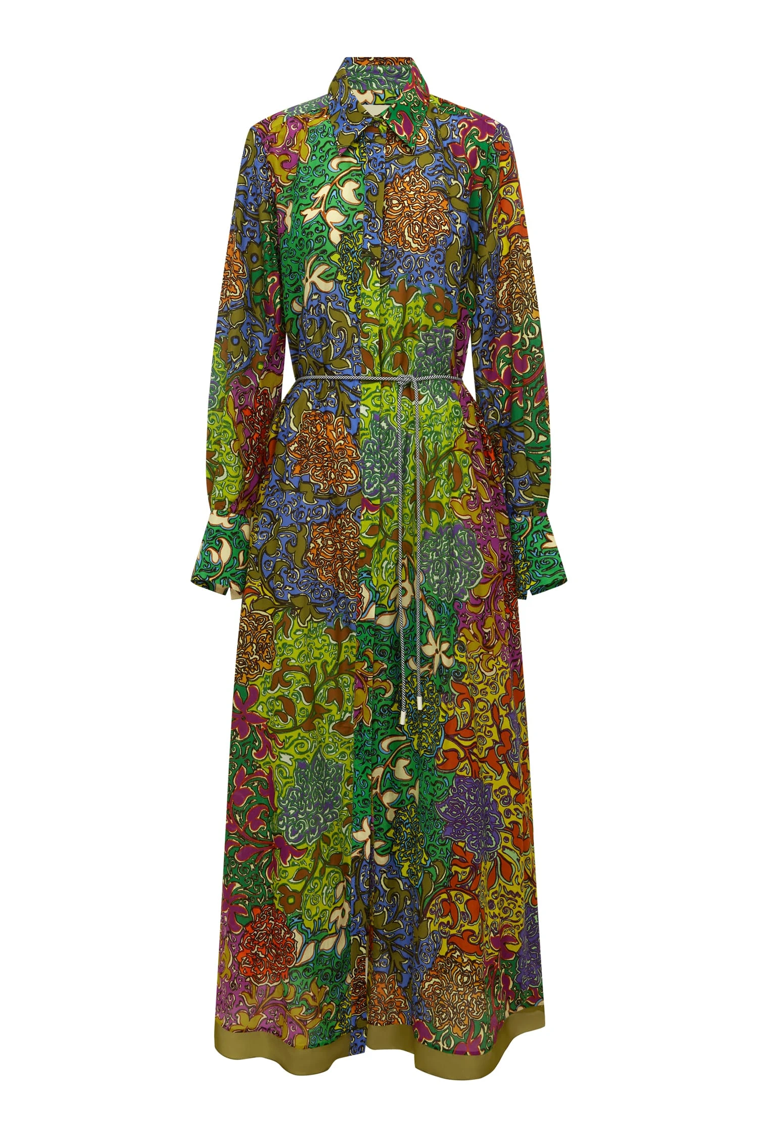 Marnie Shirtdress by Alemais - Dresses Alemais Marnie Shirtdress Sustainable Dresses with Alémais print - Coveti Australian Designer