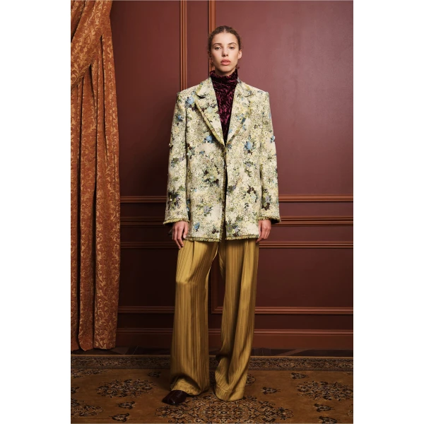 Alemais Whitney Blazer  Sustainable Jackets with Alémais print - Coveti Australian Designer
