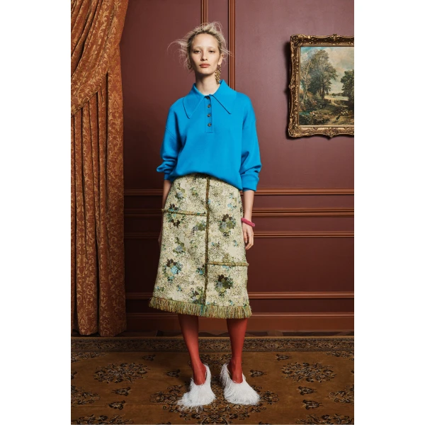 Alemais Whitney Skirt  Sustainable Skirts with Alémais print - Coveti Australian Designer