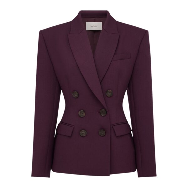 alex perry wool suiting blazer