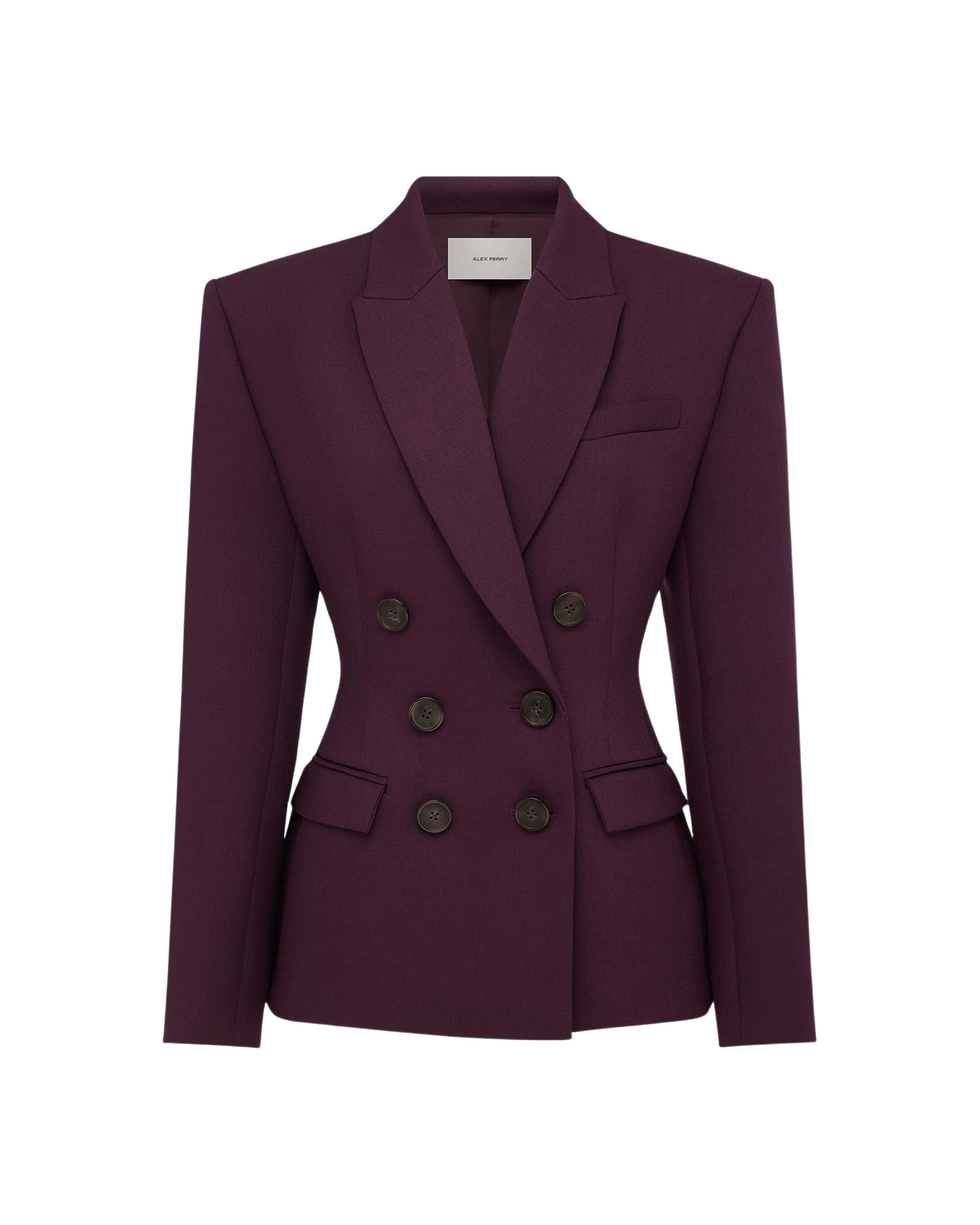 Alex-Perry-Double-Breasted-Contour-Blazer-in-Wool-Suiting-Aubergine65744_nobg alex perry wool suiting blazer