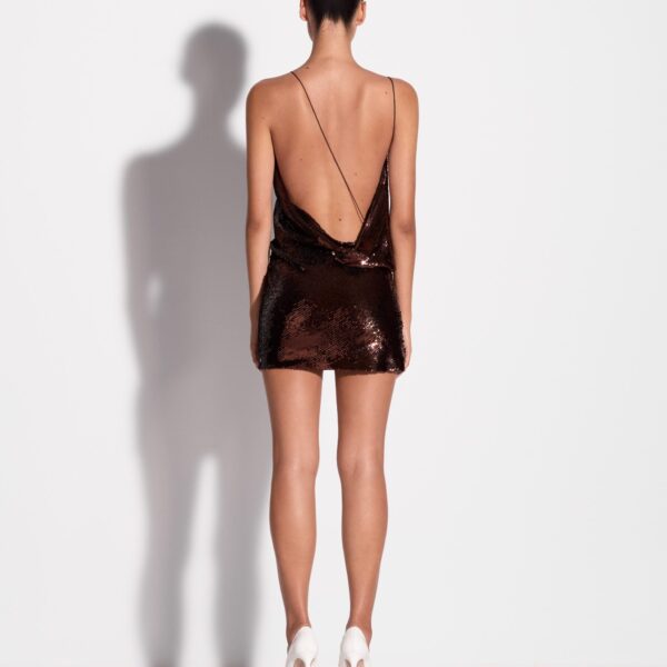 Draped Mini Dress