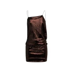 alex perry sequin mesh mini dress