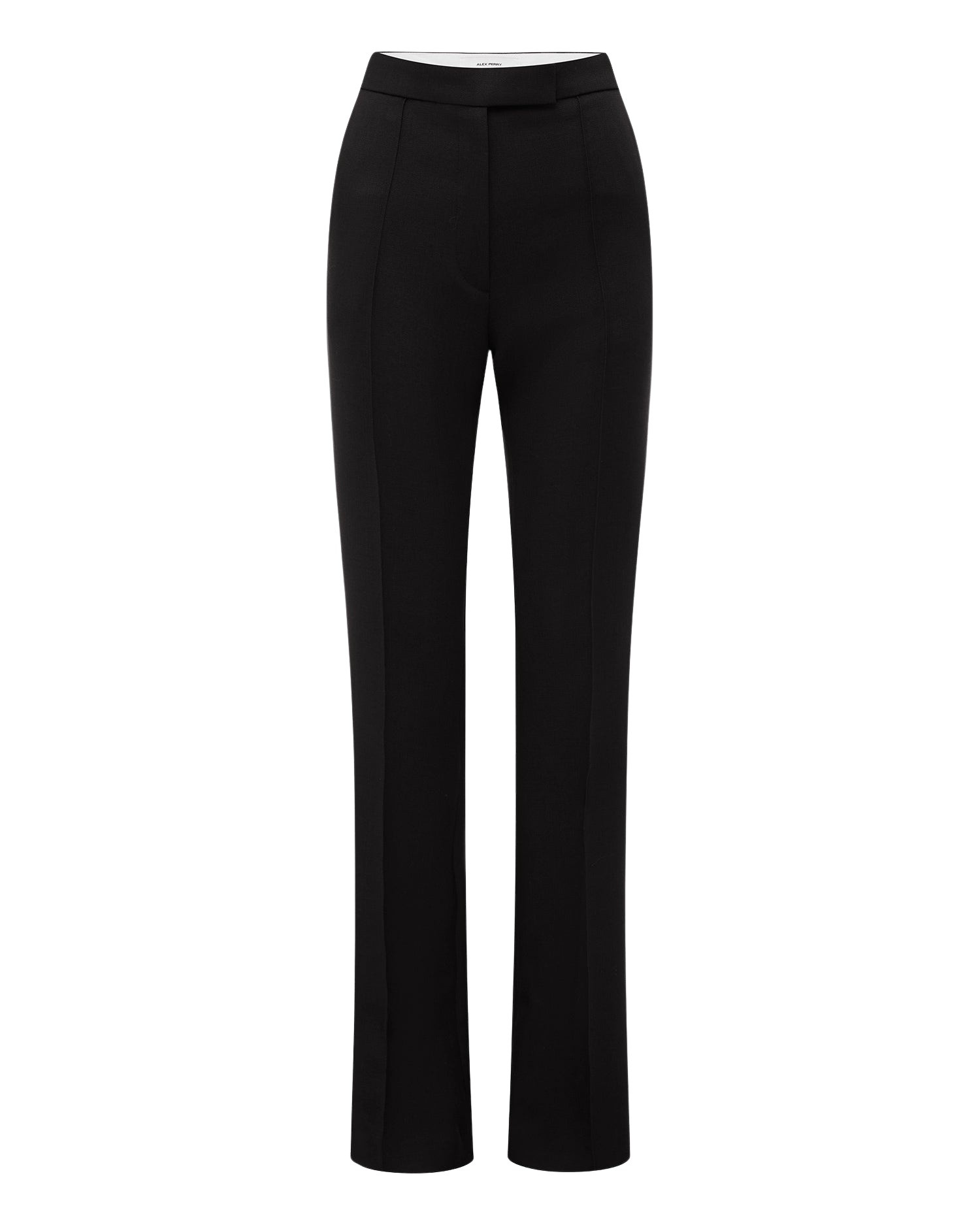 Alex Perry Flare Trouser in Wool Suiting, Midnight
