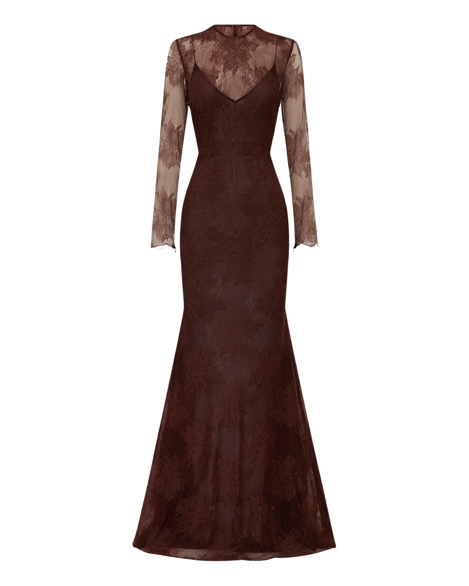 alex perry lace gown