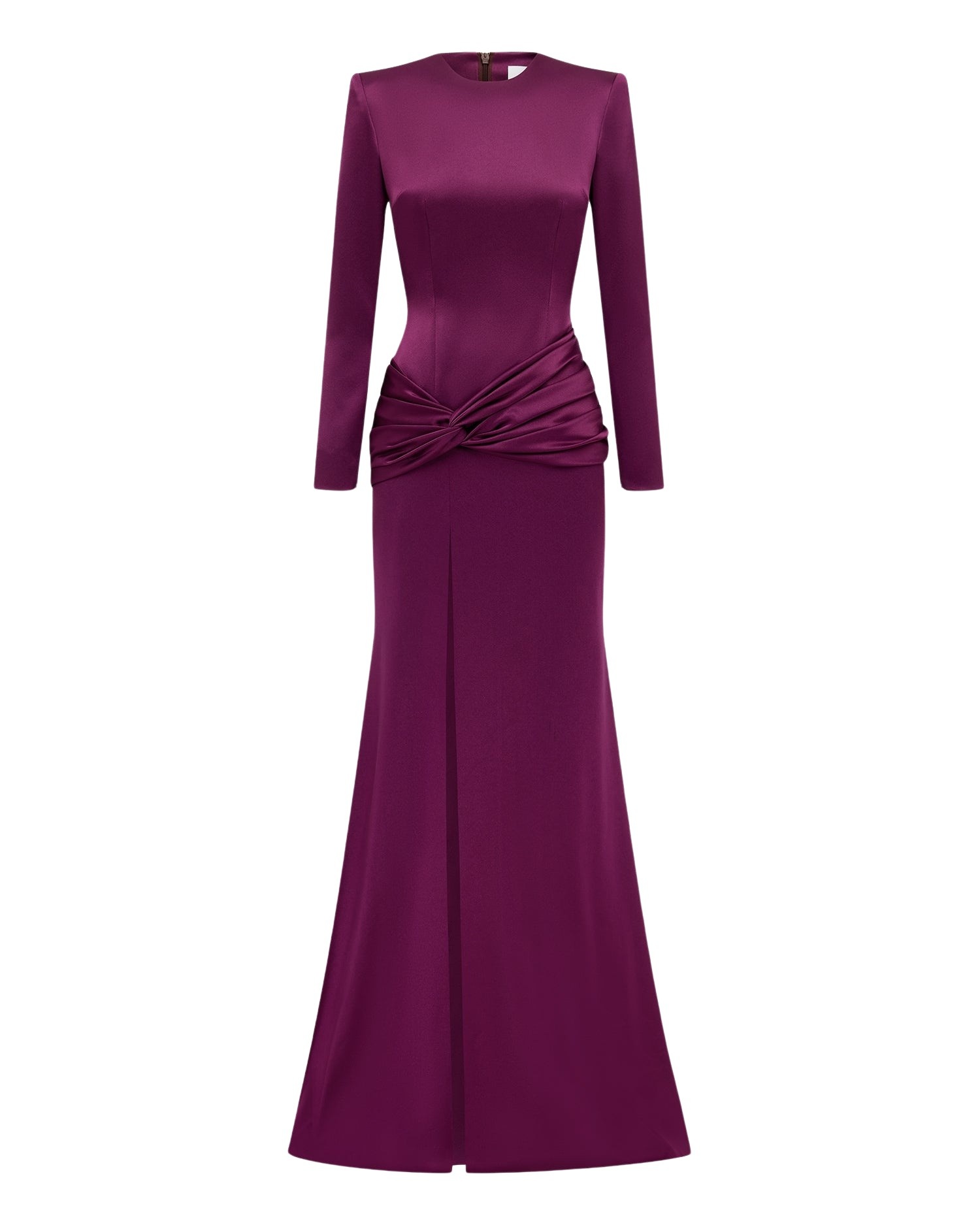 alex perry satin crepe gown
