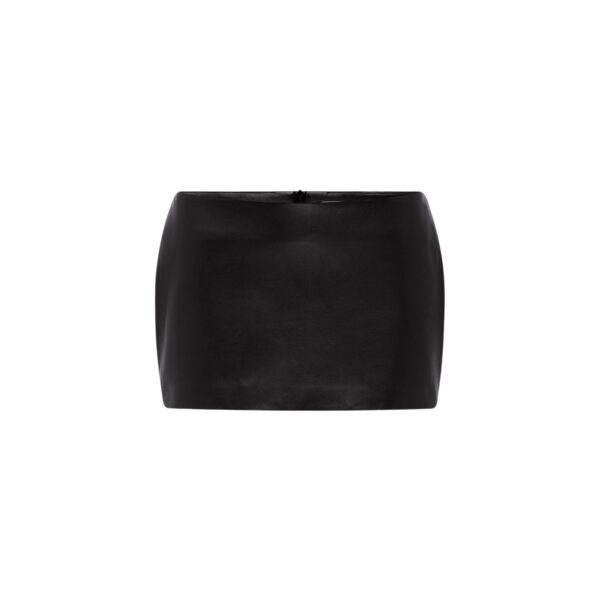 alex perry leather skirt