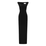 alex perry satin crepe gown