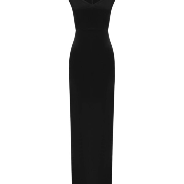 alex perry satin crepe gown
