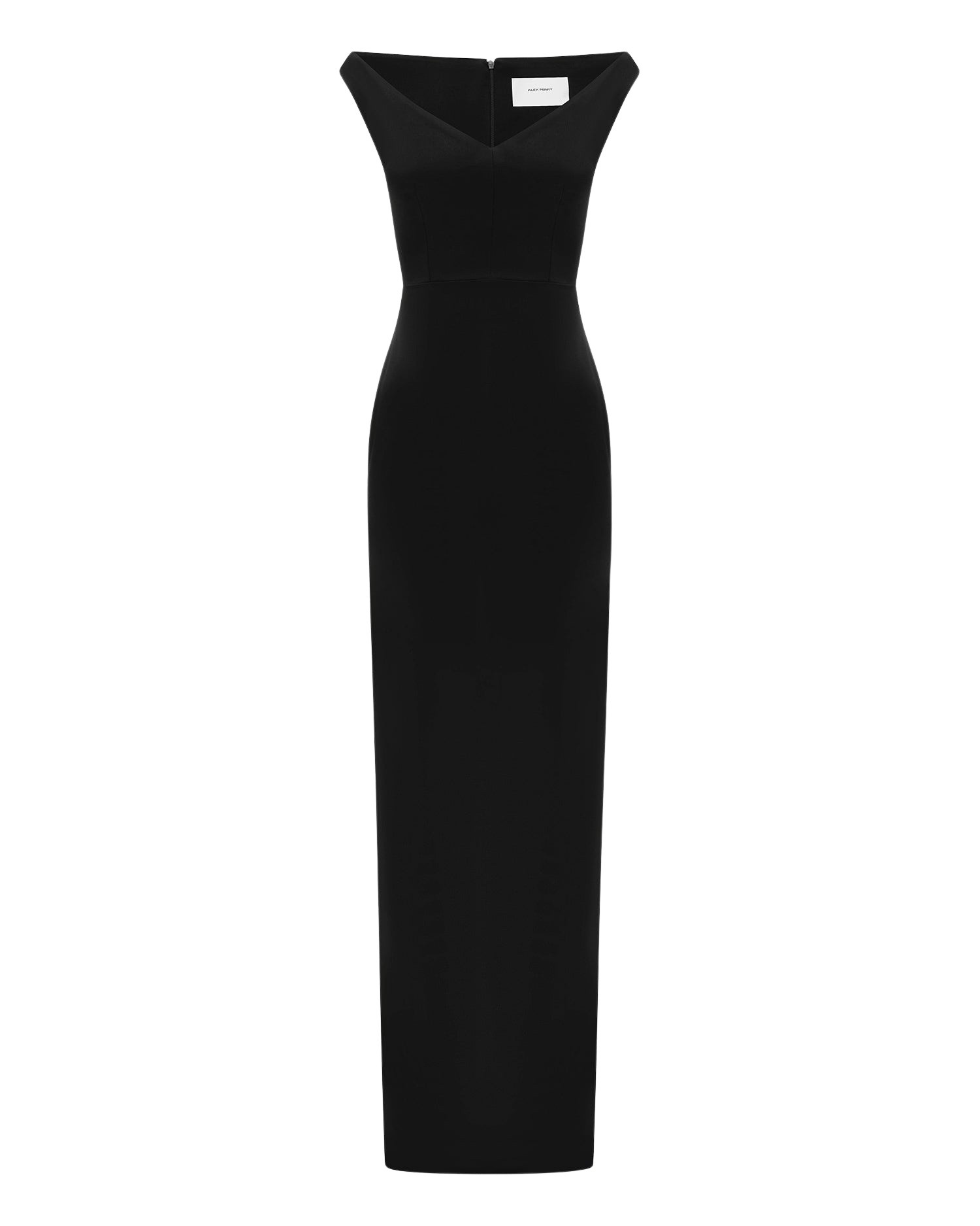 alex perry satin crepe gown