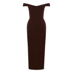 alex perry stretch crepe midi dress