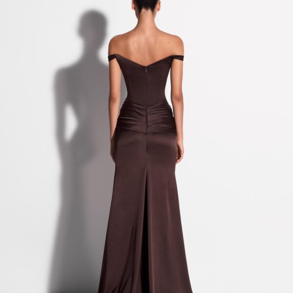 Off Shoulder Knot Gown