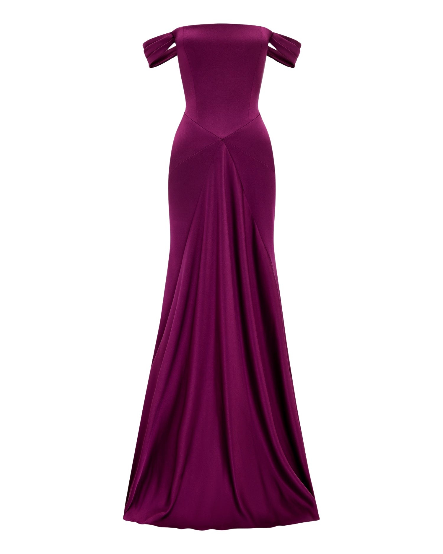 alex perry satin crepe gown