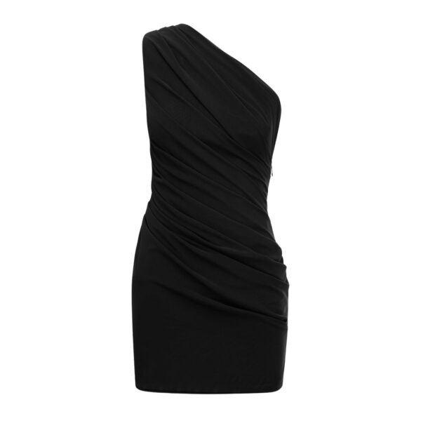 alex perry stretch mesh mini dress