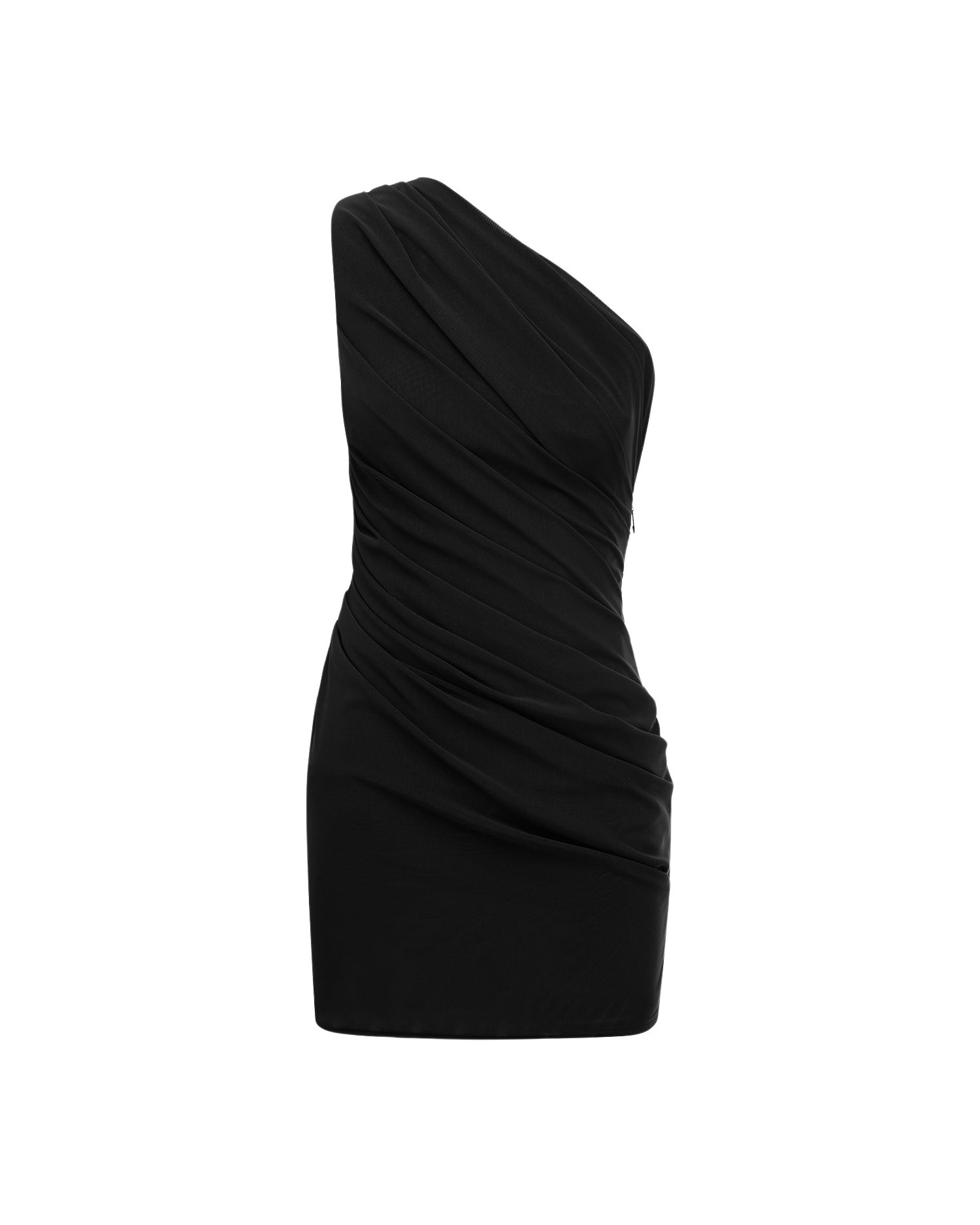 alex perry stretch mesh mini dress