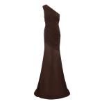 alex perry stretch mesh gown
