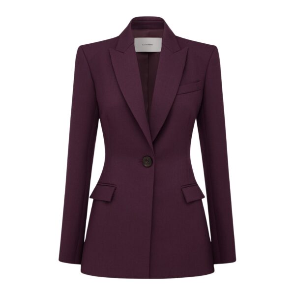 alex perry wool suiting blazer