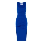 alex perry stretch mesh midi dress